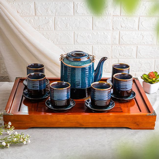 2 LITER ELEGANT CERAMIC TEA POT